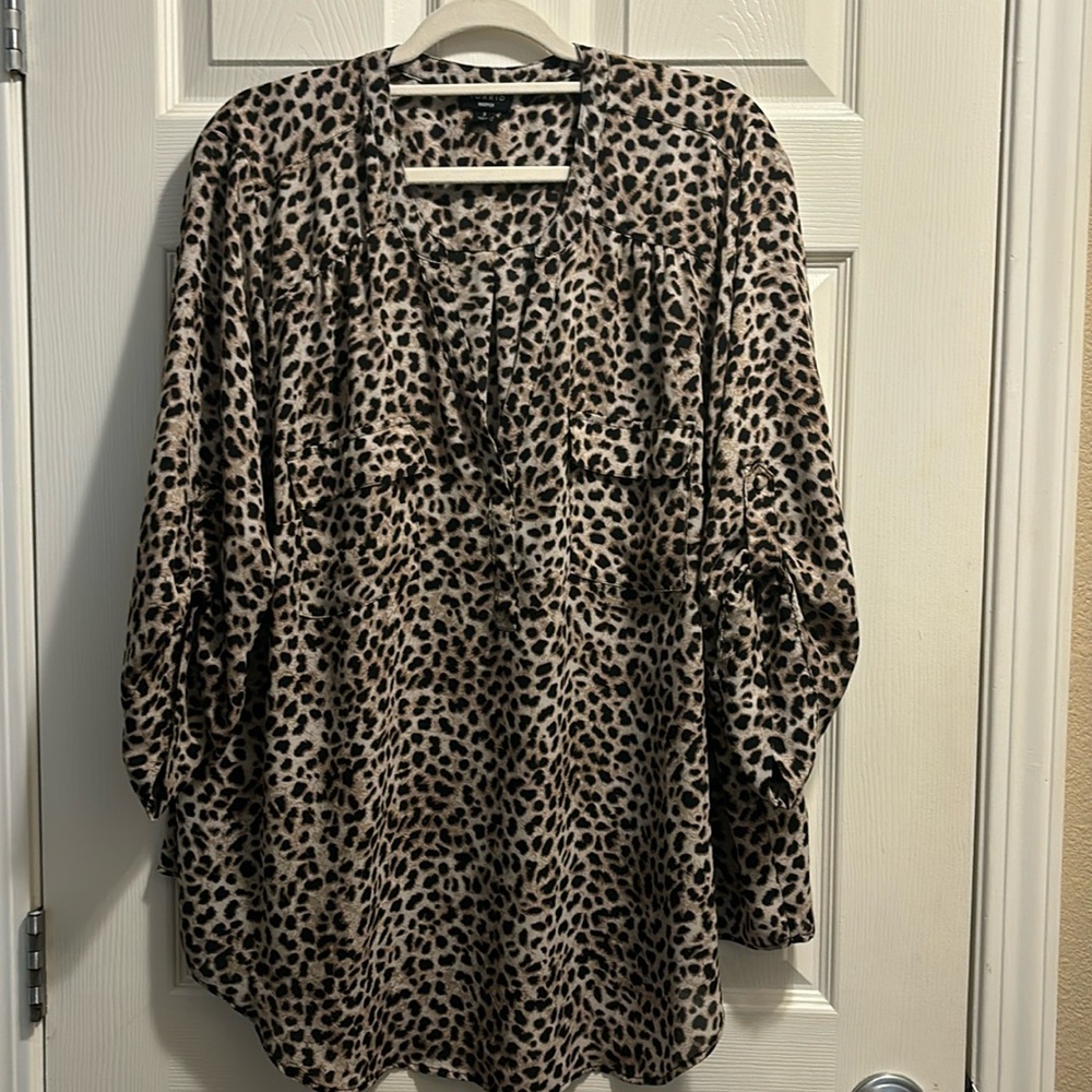 Torrid 3x work casual blouse. Soft. Light
